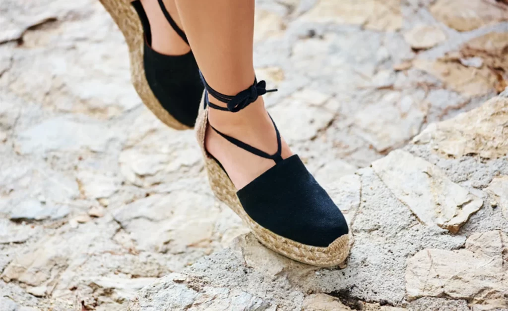 Espadrilles mit Keilabsatz